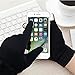 Mydeal Womens Fashion Winter Gloves Texting Gloves Touch Screen Gloves Mittens Thick Warm Mittens Cold Weather Gloves - Black
