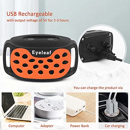 Bark Collar Dog Bark Collar, Rechargeable NO Shock Anti Barking Collar with 5 Adjustable Sensitivity and Beep Vibration Without Shock Bark Collar for Small Medium Large Dogs