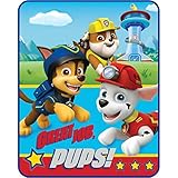 Spin Master Nickelodeon Paw Patrol Pups Plush Throw Blanket - 40 in. x 50 in.