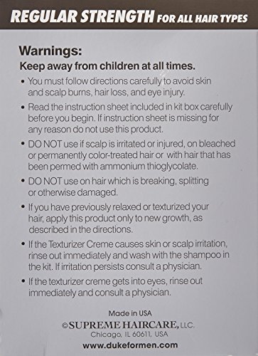 Duke Texturizing Creme Kit for Men Regular, 2 Count