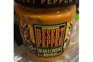 Desert Pepper, Pinto Bean Dip-Mild, 16 Ounce Jar