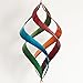 Bits and Pieces - Rainbow Enameled Wind Spinner - Garden Decoration