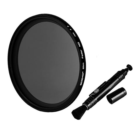 Beschoi - 77MM ND Filtro Ultra-delgado de Densidad Neutra Variable ...