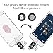 SD card reader, iPhone TF & SD Card Reader Lightning & USB 2.0 Mobile Flash Drive with Lightning Connector, Memory Expansion for iPhone / iPad / Android phones / Mac / PC (Black)
