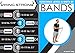 Viking Strong Pull Up Assist Bands - Resistance Bands - Mobility Band - Powerlifting Bands - Jump Stretch Bands, Red 10 - 35lbs Single Band