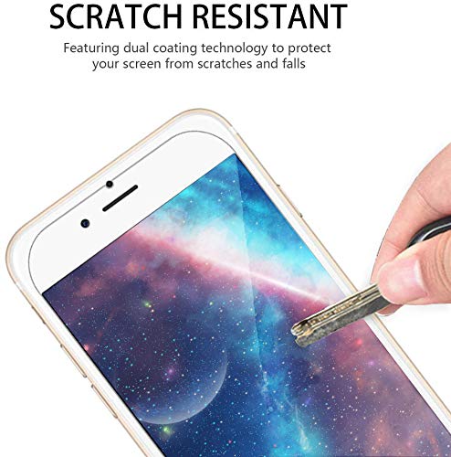 image for NALIGHT Glass Screen Protector for iPhone 8/7/6 [Anti-Scratch]Tempered