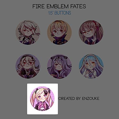 Fire Emblem Fates 【 Button Pins 】 (Elise)