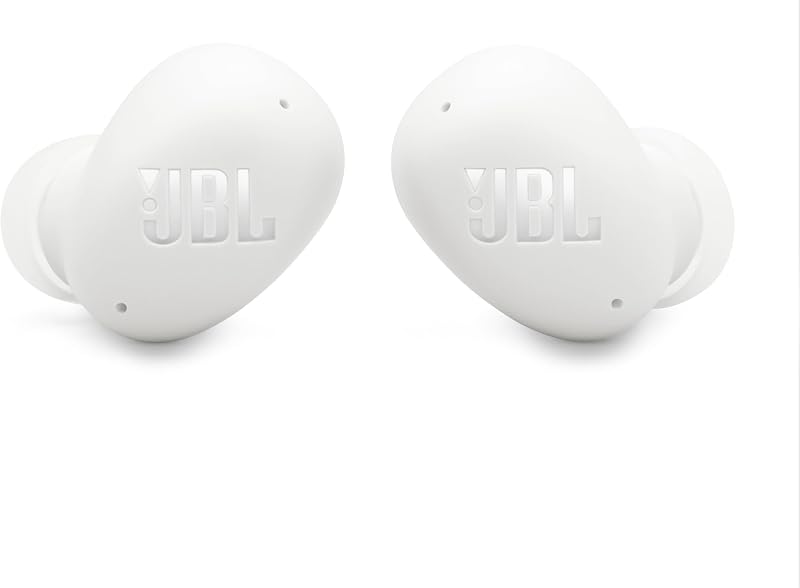 Vibe Buds 2 – Écouteurs Bluetooth sans fil avec suppression du bruit – Blanc – JBLVBUDS2WHT