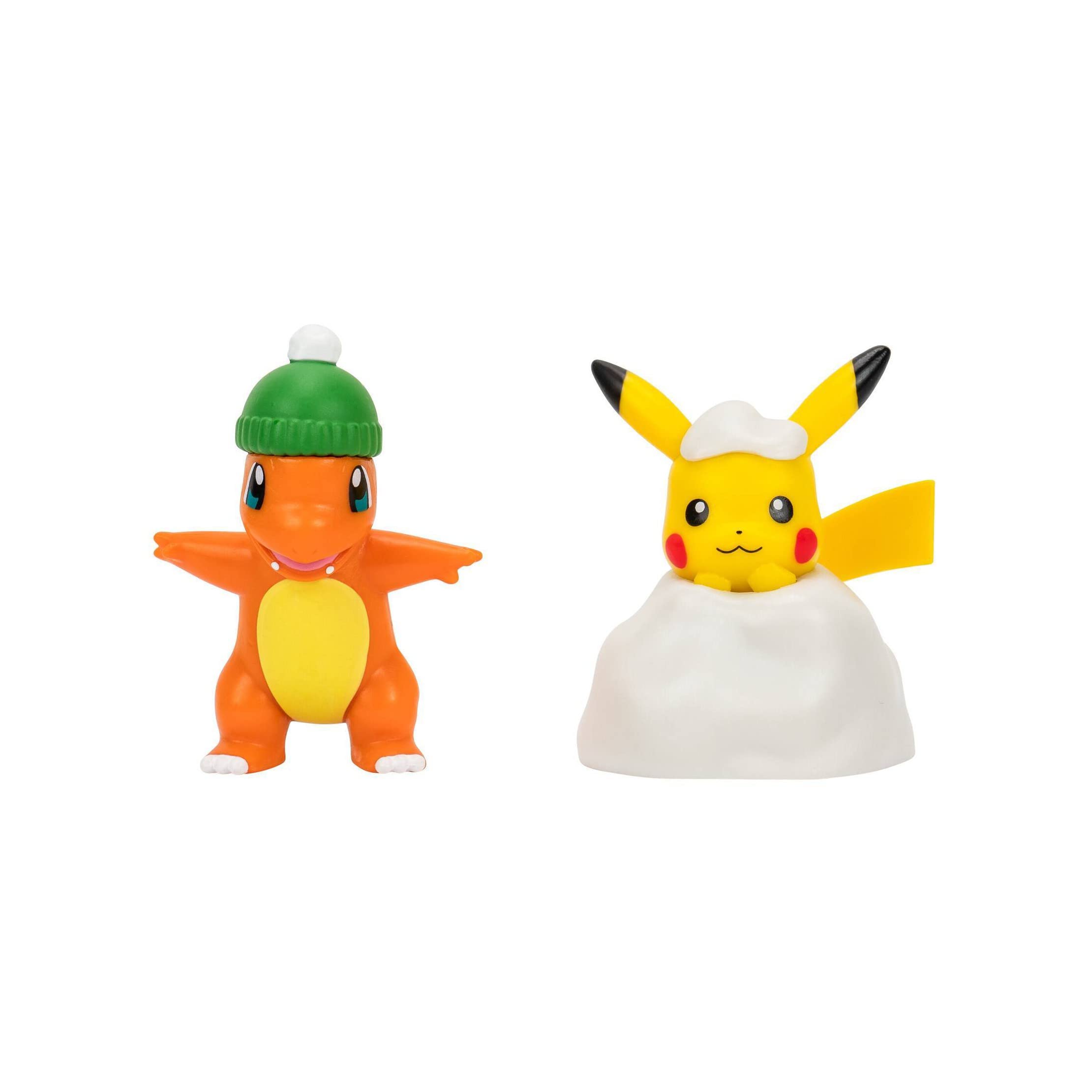 Pokemon Battle Figure Pack Holiday Pikachu and Holiday Charmander
