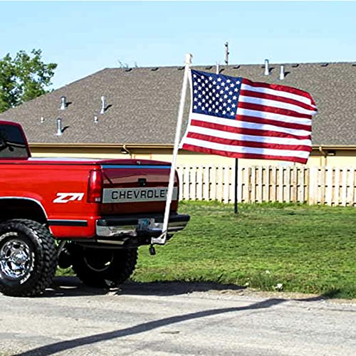 Tangle free spinning flag pole 6ft aluminum rotating flagpoles two