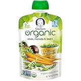 Gerber Organic 2nd Foods Pouches, Peas, Carrots, Beets, 3.5 Ounce, 12 count