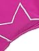 Arshiner Girls' Gymnastics Solid Sparkle Leotard One-piece suits Rose Red 120(Age for 4-5Y)