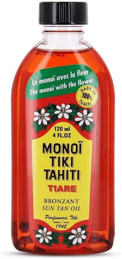 (Monoi Tiki Tahiti) モノイティアレオイル ティアレ ブロンザント Spf 3, 120ml