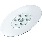 VEVOR 40 in Glass Lazy Susan Turntable, Tempered Glass Dining Table Centerpiece with 6 Rotating Wheels, 360° Smooth and Silen