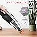 Handheld Vacuum, Moer Sky Upgrade 120W Cordless Wet and Dry Dual Use Lightweight Portable Vacuum Cleaner with HEPA Filter, Quick Charge Tech, Powerful Cyclone Suction for Home Pet Hair, Car Cleaning