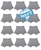 Great Grt Sport Men's 12 Pack Cotton Boxer Briefs