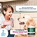 Certified Organic Milk Thistle Powder for Cats and Dogs - Easy to Mix with Wet or Dry Food- Promotes Healthy Liver Function and Detox for Pets (10 OZ for Large Dogs)