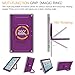 Fintie Case for All-New Amazon Fire HD 10 Tablet (7th Gen 2017) - [Tuatara Magic Ring] [360 Rotating] Multi-Functional Grip Stand Shockproof Protective Carry Cover w/Built-in Screen Protector, Purple