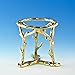 BestPysanky Tree Branches Gold Tone Metal Ostrich Egg or Large Sphere Holder Display Stand 3.5 Inches