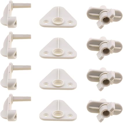Amazon Com Almencla 4pcs Pontoon Boat Gate Latch Replacement Door Latches White Sports Outdoors