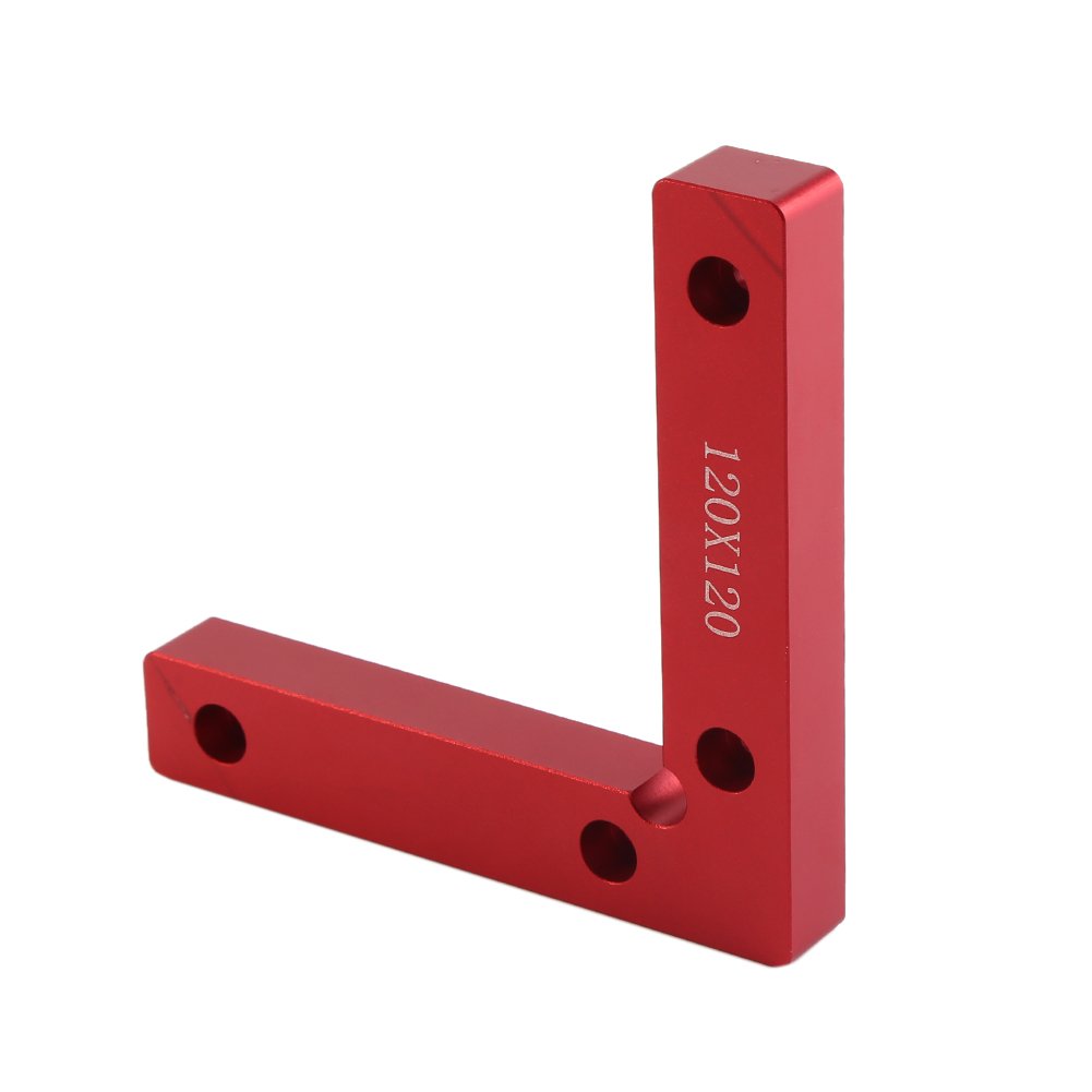 Corner Welding Fixing Tool, 90 Degree Right Angle Carpenter Clamp Red Aluminium Alloy Positioning Squares