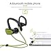 Chamfind Bluetooth Headphones, Wireless Earbuds Bluetooth V4.2 Stereo Earphones, IPX5 Waterproof Sports Neckband Headset, With Mic Bass Noise Reducing for Gym Running(Green) - Fozento