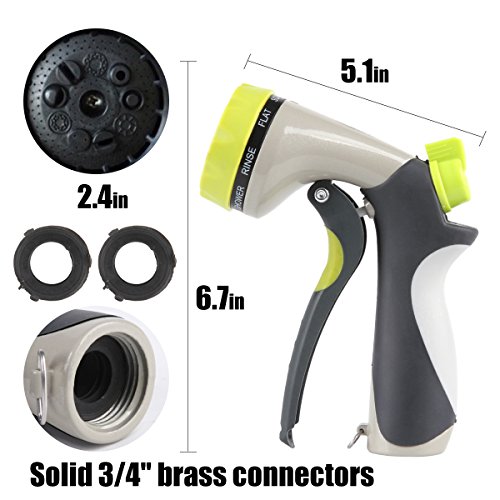 OLD WOOD Garden Hose Nozzle No Leaking Spray Nozzle Sturdy Garden