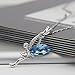 FANSING Blue Crystal Necklaces for Women