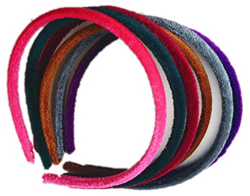 Skinny Velvet Headband Set (Assorted)
