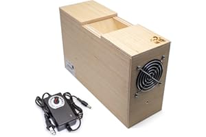 Aitoserlea AC 100-240V Household Grain Cleaning Winnower, Grain Thrower Screening Machine Wind Sheller Bird Food Blowing Machine