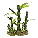 Saim Aquarium Artificial Bamboo Plants Decor Plastic Plant Betta Hideout for Aquarium Fish Tank Bonsai Ornament Green, Large,1Pcsthumb 3
