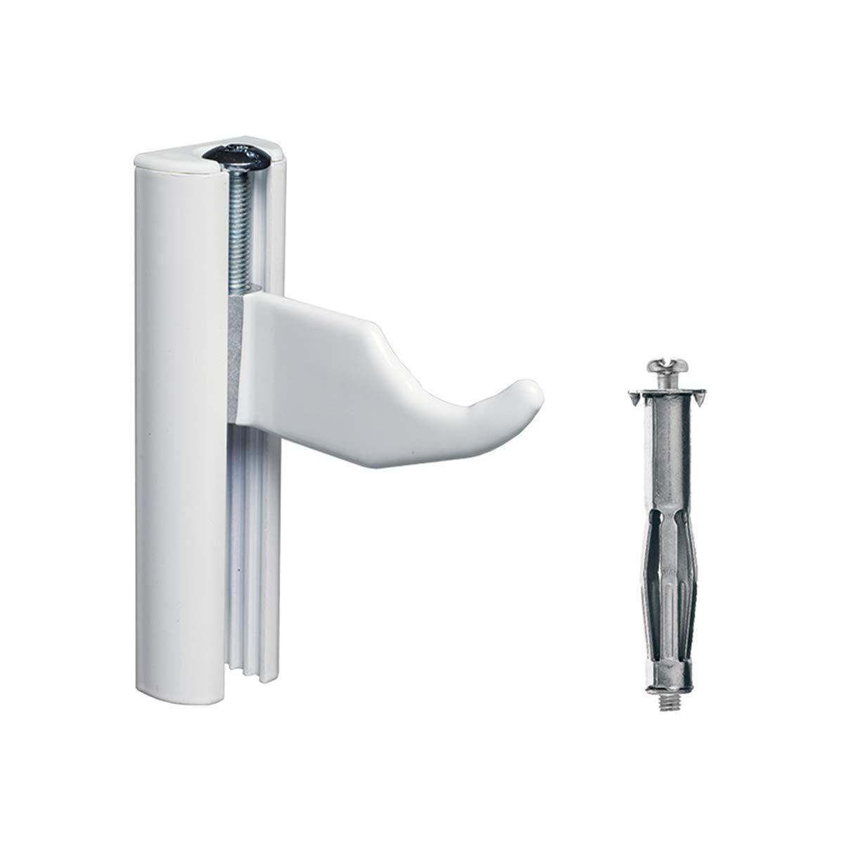 Fischer RC Shelf for Radiators and Radiators in Aluminium, Bracket for Plasterboard Walls, 523972, White