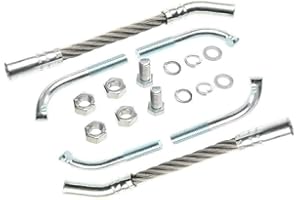 Duraflex Ice Scratchers with Carbide Tips (Pair of 2 PCS) Snowmoble Reverse Scratcher Comprehensive