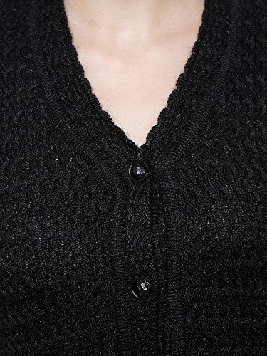 matelco v-neck woollen cardigan with pockets for women