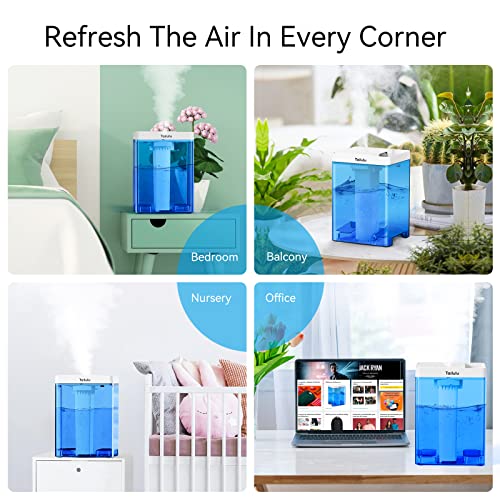 Tailulu 7.5L Humidifiers for Bedroom Large Room, 83H Cool Mist Top Fill