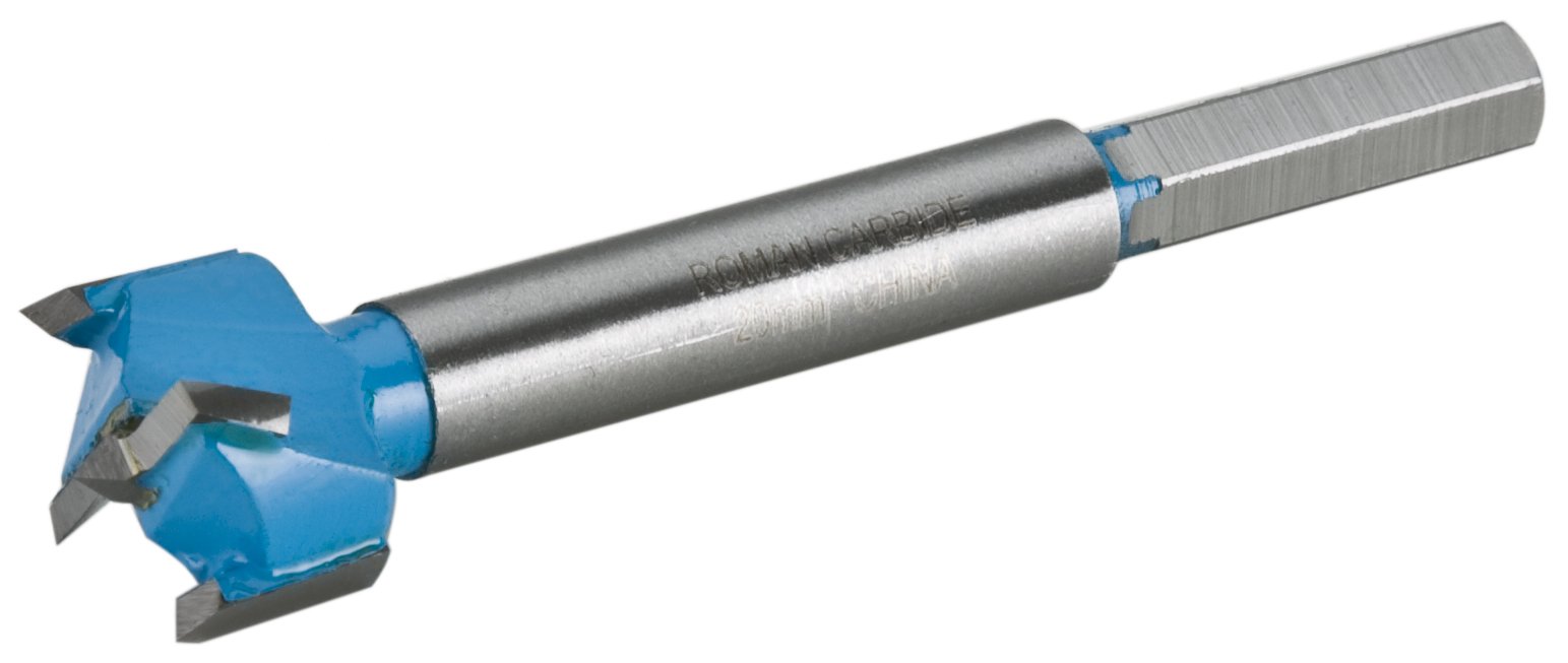 Roman Carbide DC1893 Carbide Forstner Bit, 20mm