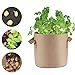Anleolife 10-Pack 7 Gallon Potato Grow Bags, Fabric Planter Pots for Beets Strawberries Cucumbers (Tan)thumb 4