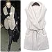 Kize Women Faux Fur Sleeveless Hoodie Waistcoat Tops Cardigan Gilet Jacket Coat Vest