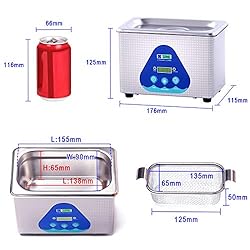 DK SONIC 42KHz Sonic Cleaner with Digital Timer and