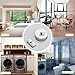 JOOM Retractable Clothesline Stainless Steel Heavy Duty 9Feet(MAX) for Hanging Drying in Bathroom Laundry Hotels, Chrome Finish,Round Style (Chrome A (Drill))