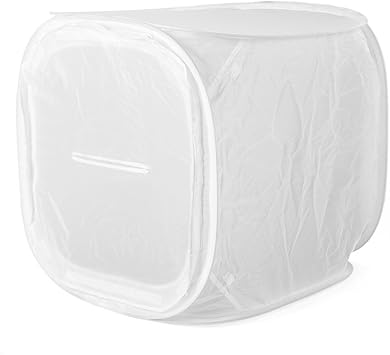 Amzdeal Caja de luz portátil, 50 x 50 cm Difusor en forma de ...