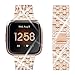 Oitom Bling Bands Compatiable with Versa/Versa Lite Woman Ladies Diamond Dressing Jewelry Replacement Strap Wristband Links Accessory Bracelet(Rose Gold)