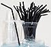 Sugarman Creations Straws Heavy Duty Disposable Plastic WITH FLEX Straw, 8.66 X 0.31, Classic Black, Pack of 110 - TOP RATED STRAWS!