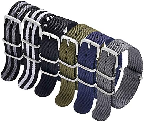 Carty NATO Strap Packs 18mm 20mm 22mm Watch Band Nylon