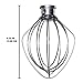 Univen Mixer Wire Whip Compatible with KitchenAid Tilt Head Mixers K45WW K45SS KSM75 KSM90 KSM95 KSM100 KSM103 KSM110 KSM150PS KSM152PS KSM155GB 4KSM150 5KSM150 5KSM160
