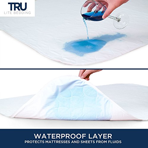 TRU Lite Bedding Reusable Incontinence Pad Washable, Waterproof