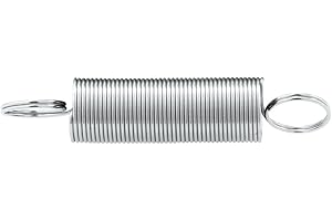 HANDYMAN SPRINGS Prime-Line SP 9601 Extension Spring, Spring Steel Construction, Nickel-Plated Finish, 0.020 GA x 5/16 in. x 1-1/2 in., Closed Double Loop (2 Pack)