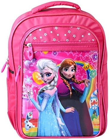 sanjis enterprises Girl's Polyester 18 Inches Pink School Bag