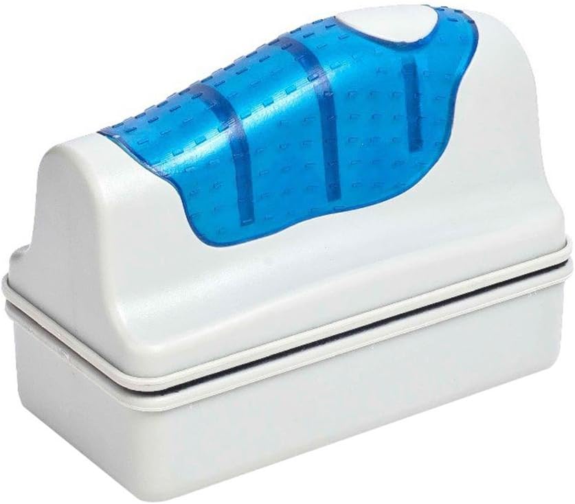 Biback Aquarium Cleaner Algae Scraper Fish Tank Magnetic Brush Aquarium Magnetic Glass Cleaner