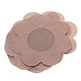 5 Pairs Pack Disposable Petal Shape Invisible Breast Nipple Cover Sticker Bra Pad Patch